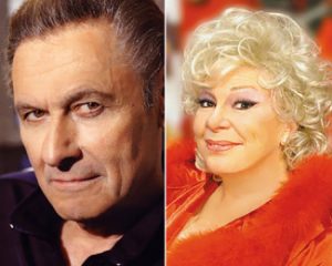 double picture of Joe Bologna and Renee Taylor