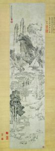 Ming Dynasty (1368–1644). Wen Zhengming (1470–1559). "River through the Mountains in May." Hanging scroll. Image courtesy of the Suzhou Museum.